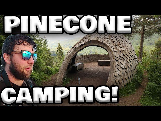 SLEEPING IN A GIANT PINECONE! - Highlands Road Trip #1 'The pinecone'