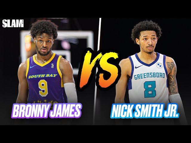 Bronny James Makes G League Winter Showcase Debut  | South Bay Lakers vs Greensboro Swarm