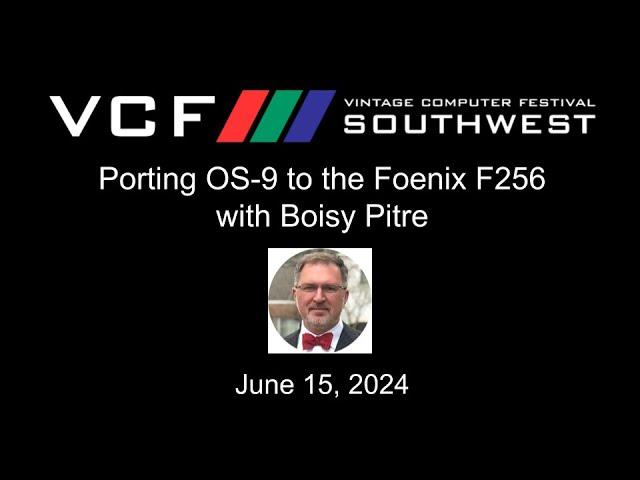 Porting OS-9 to the Foenix F256 with Boisy Pitre