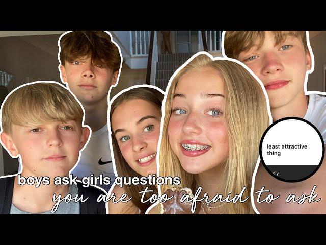 asking 'high' school girls things boys are TOO AFRAID to ask..