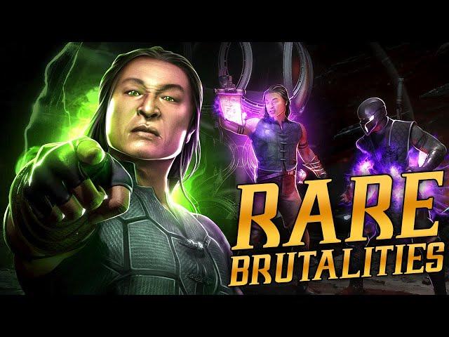 9 INSANELY RARE BRUTALITIES in Mortal Kombat 11 (Ranked Mode Challenge)