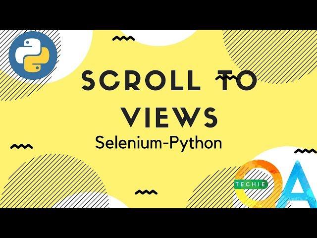 Python Selenium: How to scroll the page with selenium?