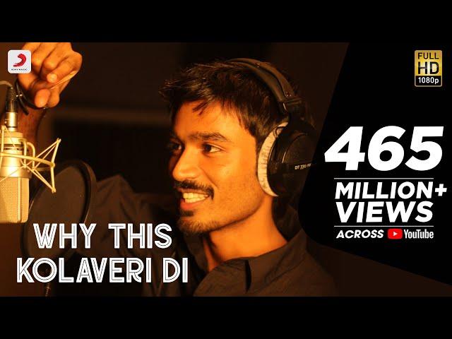 3 - Why This Kolaveri Di Official Video | Dhanush | Anirudh Ravichander | Shruti Haasan