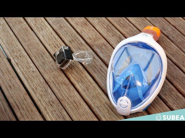 Máscara Snorkel Easybreath + Adaptador de cámara acuática | Decathlon España