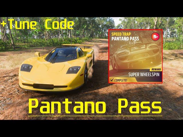 Pantano Pass Speed Trap + Tune Code | Forza Horizon 5