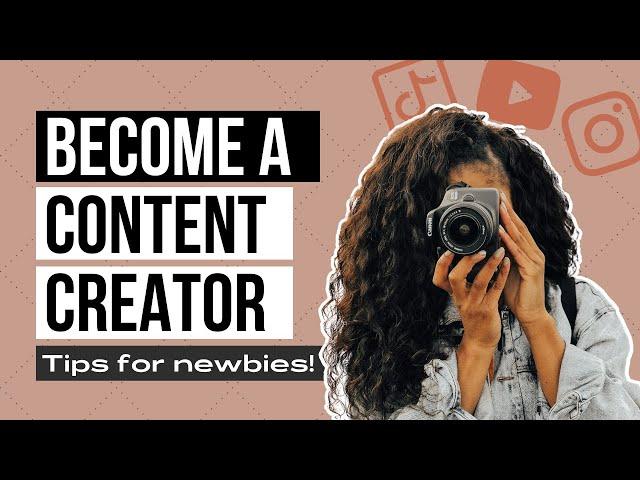 TIPS FOR NEW CONTENT CREATORS | Content creator for beginners |How to be a full time content creator