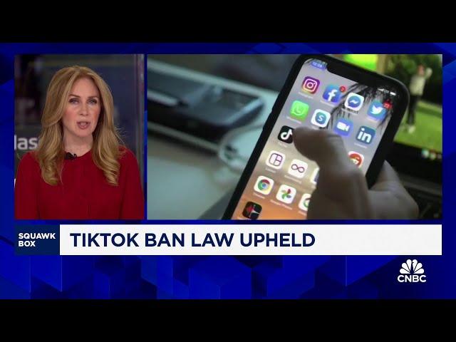 TikTok ban law upheld