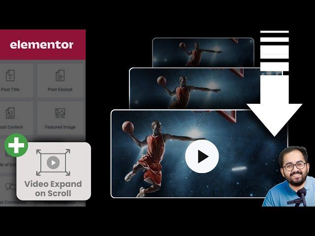 Elementor - Expand Video on Scroll with GSAP Scrolltrigger