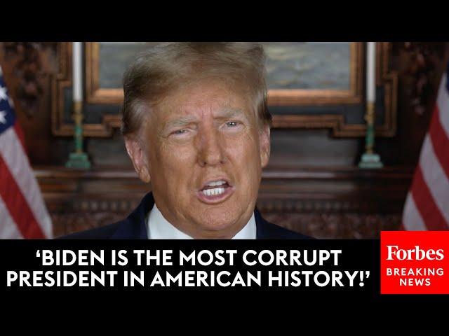 JUST IN: Trump Releases Video Statement In Response To Biden's Just-Announced 2024 Reelection Bid