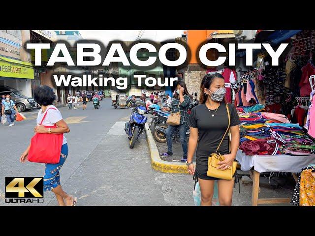 Walking TABACO CITY Albay Bicol Philippines - The City of Charm [4K]