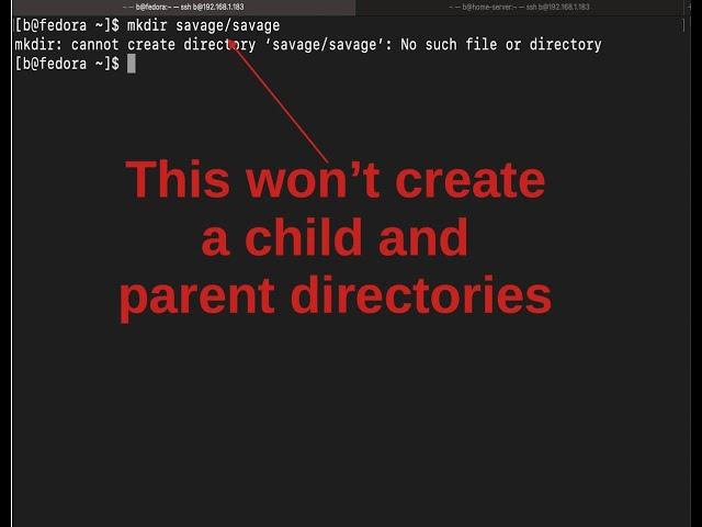 How to Create a Directory with it's Parent  Directory in Linux with ONE COMMAND!!!