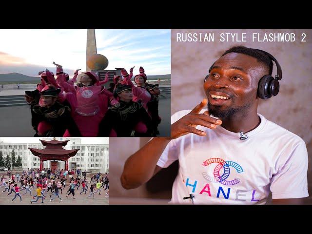 Флэшмоб по-русски - 2. "СИБИРСКИЙ ХОРОВОД"!!! (Russian style flash mob from Siberia) REACTION