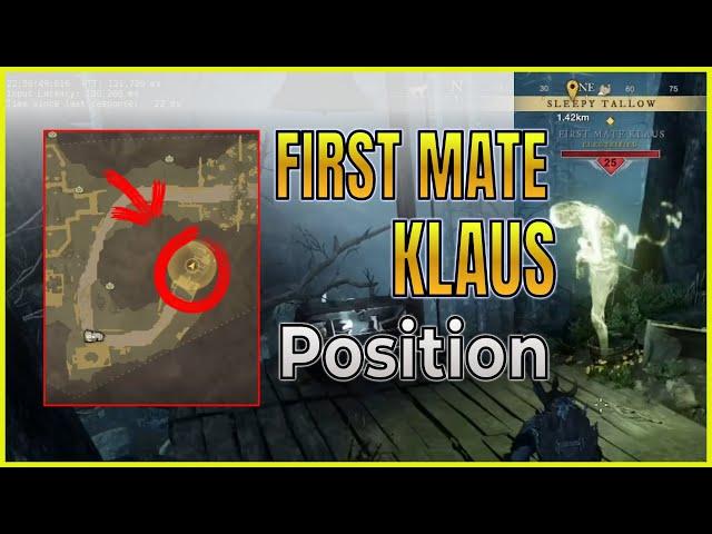 New World Quest - First Mate Klaus Position