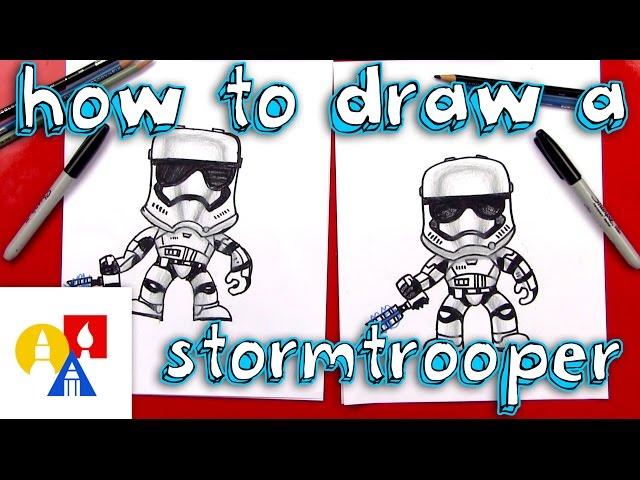 How To Draw A Stormtrooper FN-2199 (Toy Giveaway)