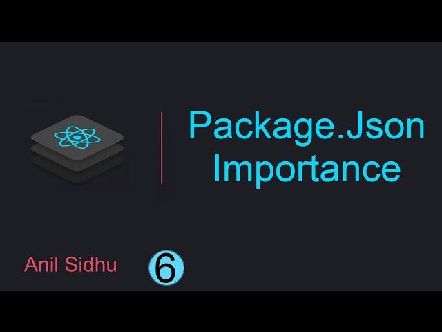 React tutorial for beginners #6 Package json file in detail