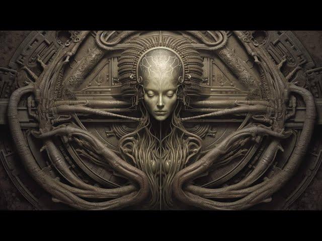 H.R. Giger "Inspired" AI Imagery "Necronomicon"