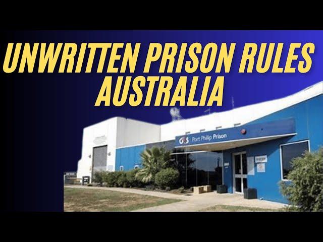 UNWRITTEN LAWS OF THE  AUSSIE PRISON SYSTEM #podcast #prisonlife #jail #prison #viralvideo #crime