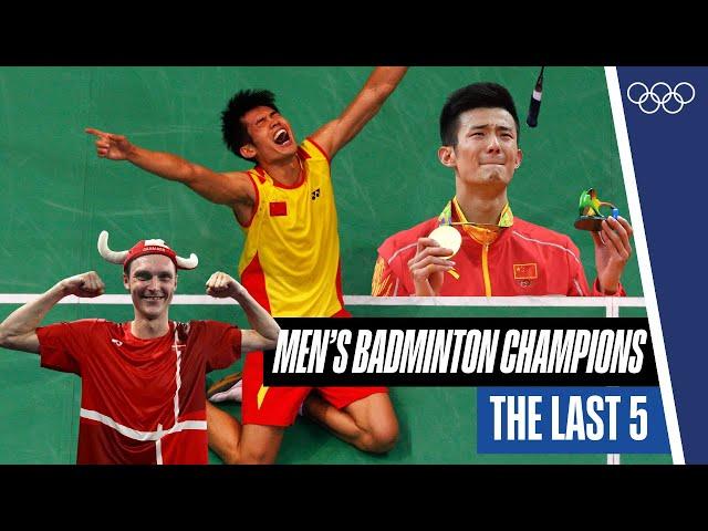  The last five individual badminton winners! 