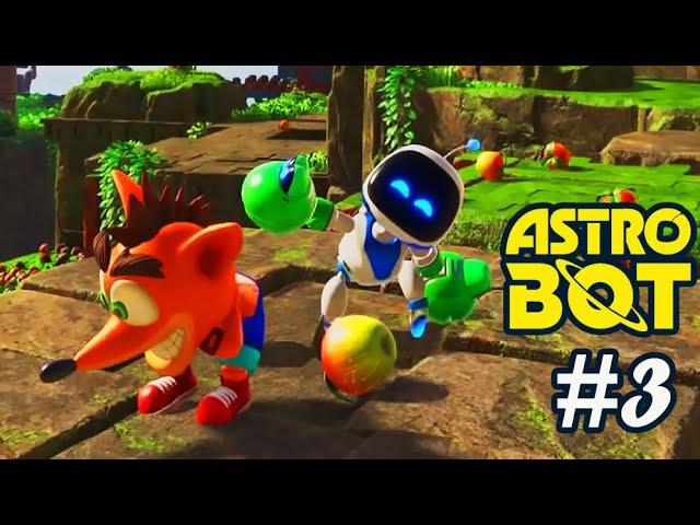 Crash Bandicoot Is Here! ASTRO BOT Full Walkthrough Part 3: Az-Tech Trail | Lost Galaxy Fan Club