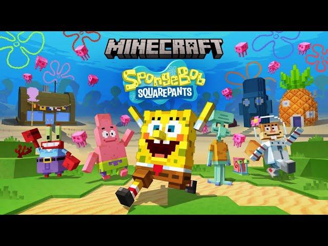 Minecraft x SpongeBob DLC — полное прохождение игрового процесса (полная игра)