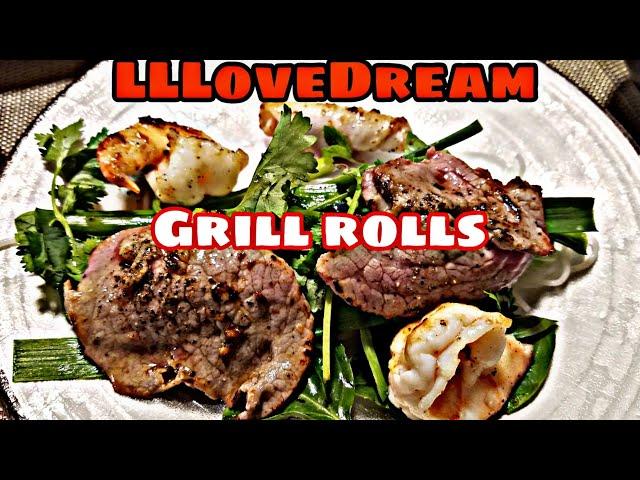 This meal is a FEAST of fun, laughter & sometimes fights | 123 Grill Spring Roll | Delicious & Yummy