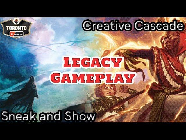 MTG Legacy Face to Face Tour | Round 4 Sneak and Show vs Creative Cascade