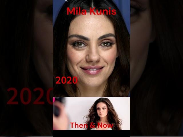 Mila Kunis then and now #milakunis #that  #scarlettjohansson  #jenniferlawrence  #elizabetholsen