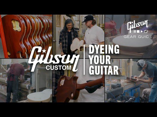 Watch Us Dye Your Gibson Custom Guitar - Gibson Custom Shop Tour