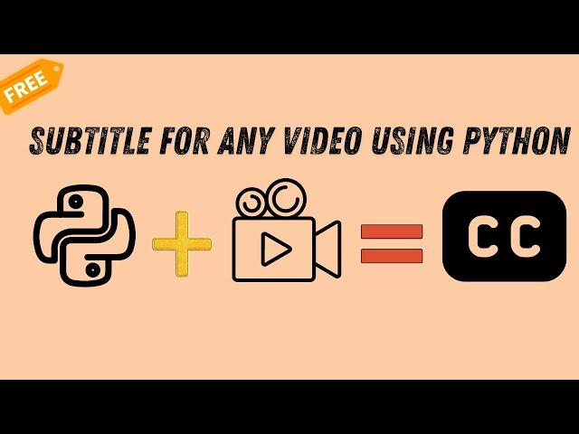 How to Generate Subtitles with Python Whisper Model | Step-by-Step Tutorial