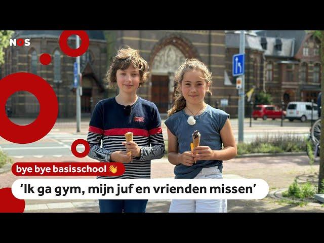 Luna en Jack uit groep 7 gaan nu al naar de middelbare