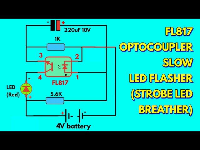 OPTOCOUPLER SLOW LED FLASHER (LED BREATHER) (1108)