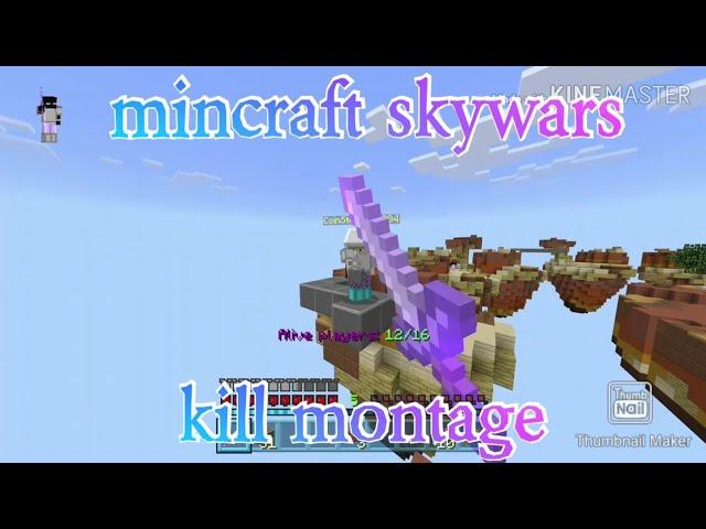 (TheGamingMuffin) mincraft skywars kill montage