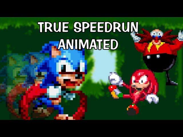 Sonic 3 TRUE legit speedrun animated in 6:20