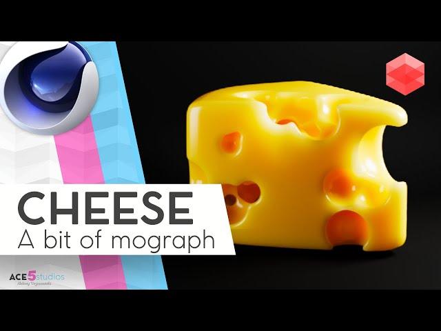 [Cinema 4D] Cheese with mograph and vdbs - Generative Tutorial [ C4D - Redshift] REmoved Cheese