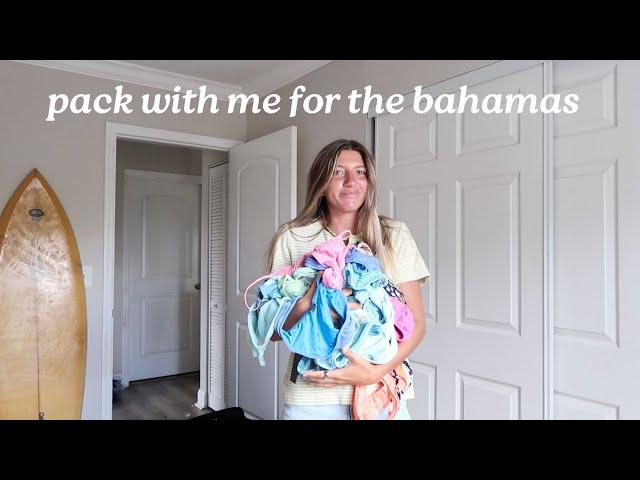 pack with me for the Bahamas: bikinis, target run, & dive gear haul!