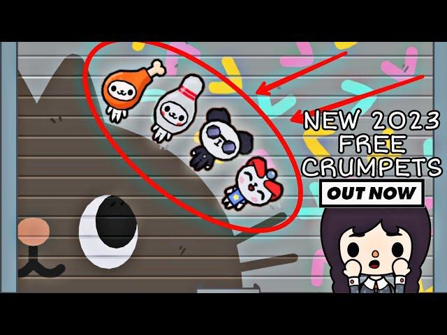 NEW 2023 FREE SECRET CRUMPETS  | TOCA BOCA | TOCA LIFE WORLD 