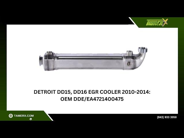 Detroit DD15, DD16 EGR Cooler 2010-2014: OEM DDE/EA4721400475