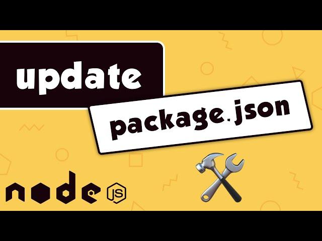 How to update packages inside a NodeJs project