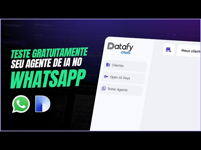 Datafy Chats - Teste gratis seu Agente de IA no WhatsApp