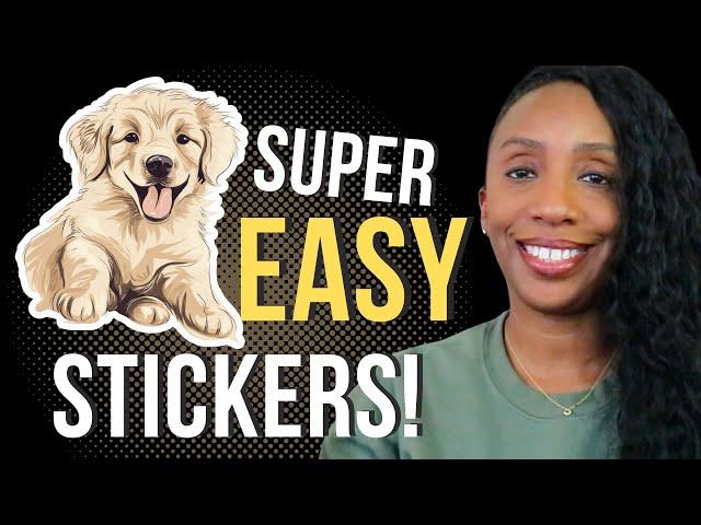 The Easiest Way To Make Digital Stickers For Etsy - Tutorial