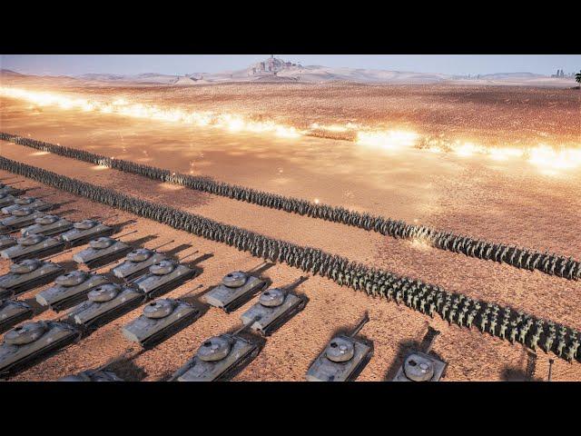 10.000 WW2 ARMY vs 1 MILLION SPARTANS | Ultimate Epic Battle Simulator 2