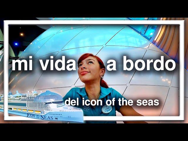 trabajando y viviendo en el crucero mas grande del mundo (otra vez) : el icon of the seas 