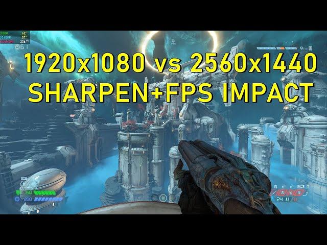 1920x1080 vs 2560x1440: Sharpen and FPS Impact