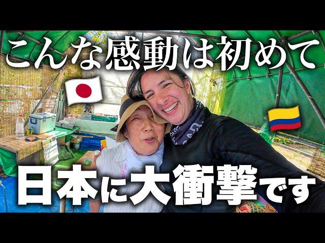 初めて日本を旅するコロンビア人が日本の本物の優しさに衝撃！感動のバイク旅【山形県】