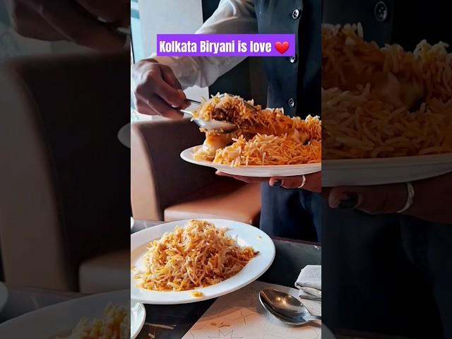 Kolkata Biryani is Love ️  Arshalan At Barrackpore  #biryani #kolkatafood #youtubeshorts #shorts