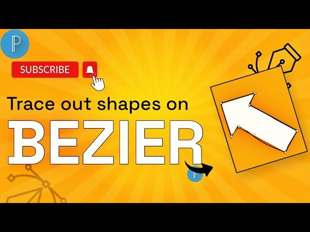 How to Use BREZIER TOOL to trace out Shapes on PixelLab | Bezier Tool on PixelLab | @uniquestudeos