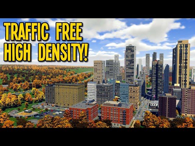 Tricks for a Traffic Free High Density Skyline in Cities Skylines 2!