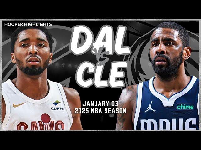 Dallas Mavericks vs Cleveland Cavaliers Full Game Highlights | Jan 3 | 2025 NBA Season