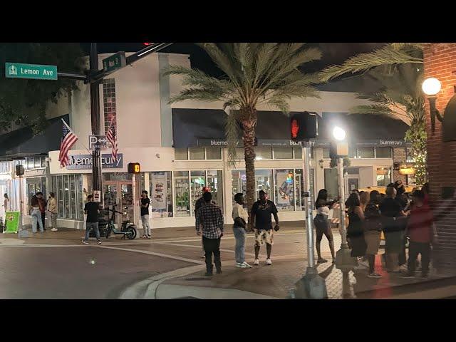 Sarasota Florida Streets And Nightlife At 2AM