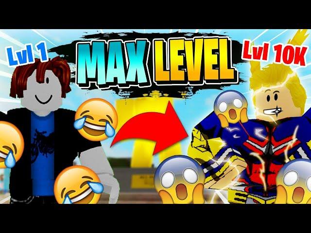 I WON'T STOP STREAMING UNTIL I'M MAX LEVEL! [Boku No Roblox]